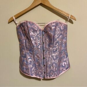 Pink and Purple Corset Top